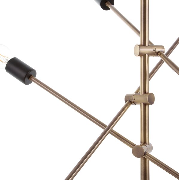Závěsná lampa CREMERA Kov Mosazná