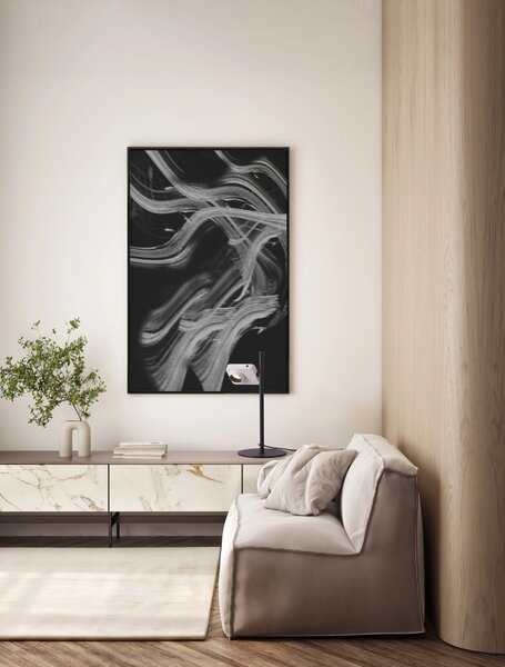 LED stmívatelná bílá stolní lampa Kedros