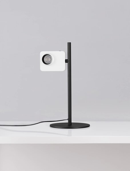LED stmívatelná bílá stolní lampa Kedros