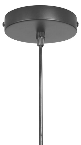 Závěsná lampa LUNGA Kov Černá