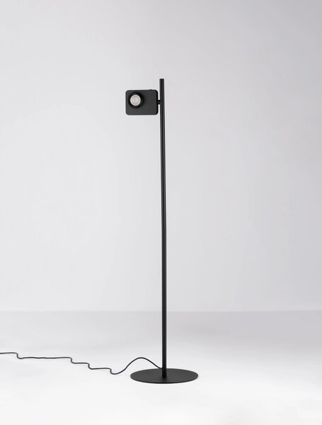 LED stmívatelný černá stojací lampa Kedros