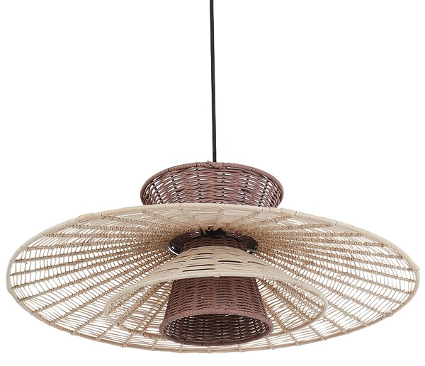 Závěsná lampa KABOMPO Ratan Hnědá