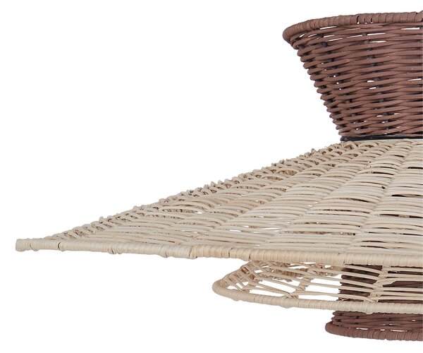 Závěsná lampa KABOMPO Ratan Hnědá
