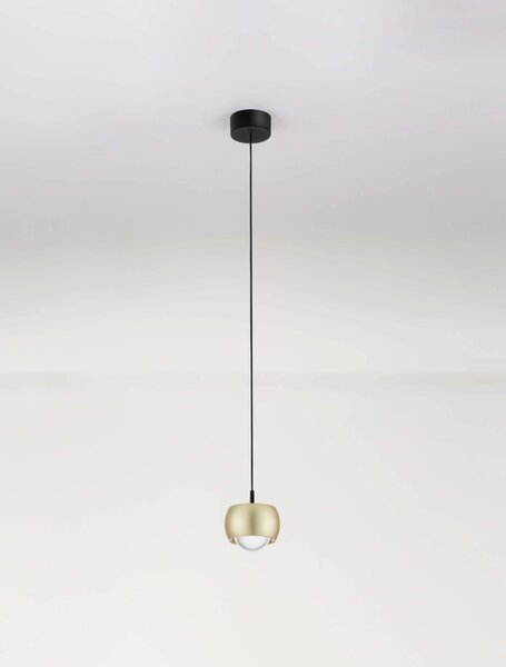 LED zlatý moderní lustr Conga – Zlatá