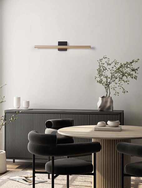 LED zlaté beige & černá nástěnné svítidlo Lios