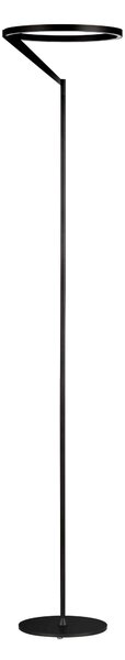 LED stmívatelná černá stojací lampa Tilia