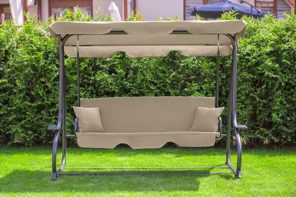 Tomido Zahradní houpačka COMFORT LUX béžová 1602