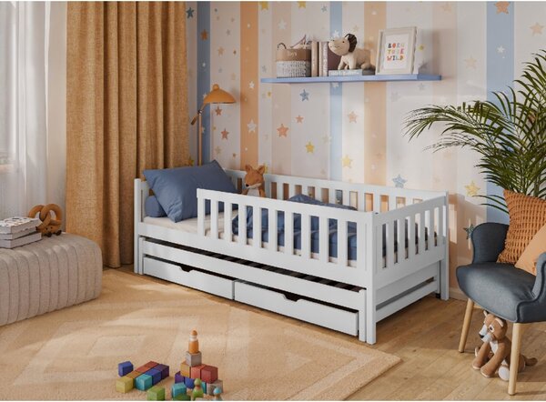 Lano Furniture Dětská rozkládací postel Cola bílá Rozměr (cm): 80x160