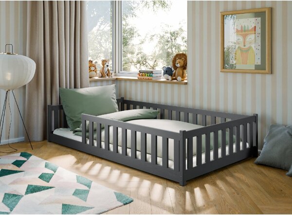 Lano Furniture Dětská postel OTIS grafit Rozměr (cm): 120x200