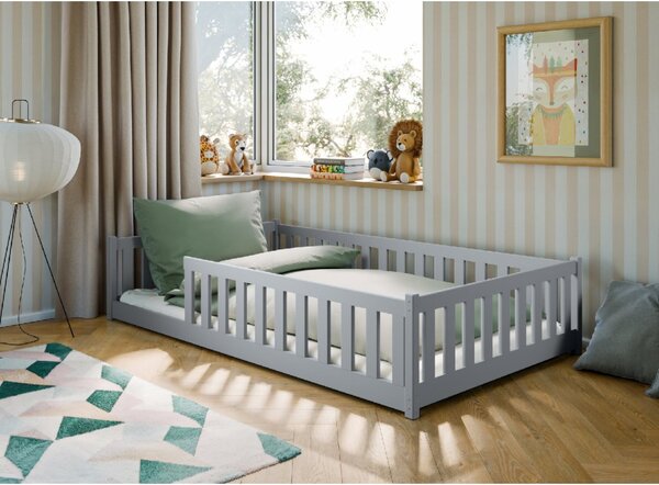 Lano Furniture Dětská postel OTIS šedá Rozměr (cm): 120x200