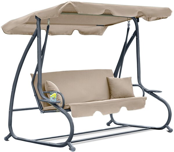 Tomido Zahradní houpačka COMFORT LUX béžová 1602