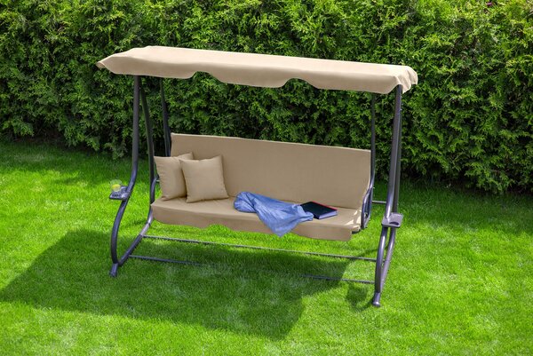 Tomido Zahradní houpačka COMFORT LUX béžová 1602