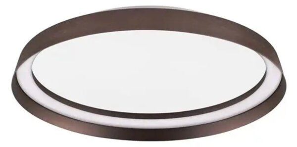 LED stmívatelné kávové moderní stropní svítidlo Ormi – 45 x 45 x 12 cm