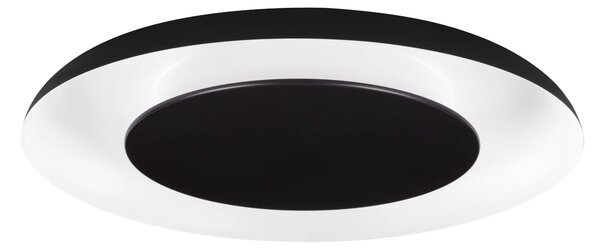 LED stmívatelné černo-bílé designové stropní svítidlo Epos 2 – Černá