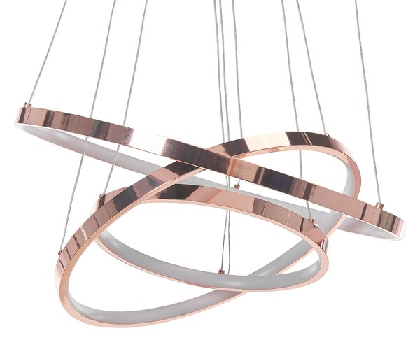 LED závěsná lampa ATREK Kov Zlatorůžová