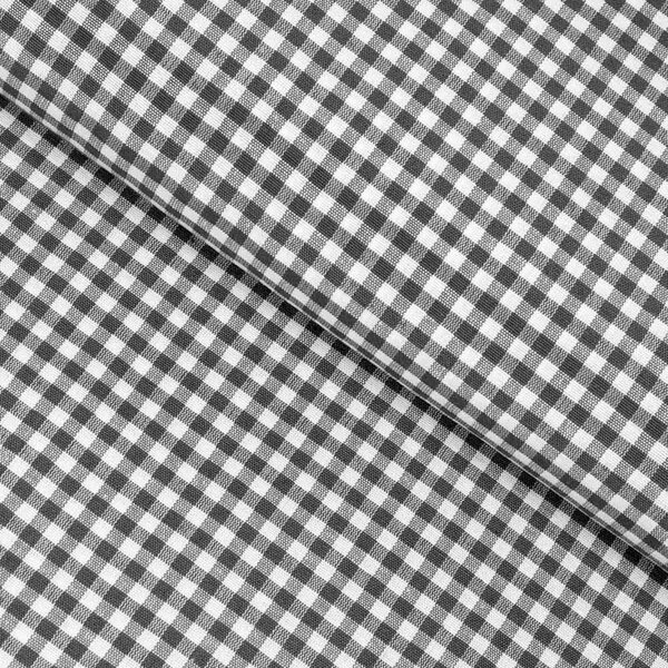 Biante Dekorační obdélníkový ubrus Rebeka RE-012 Šedo-bílá kostka malá 50x100 cm
