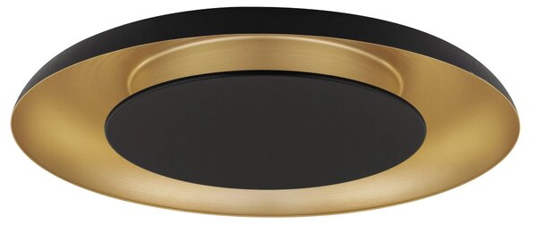 LED stmívatelné černo-zlaté designové stropní svítidlo Epos – 60 x 310 cm