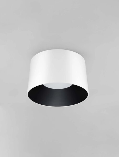 LED bílo-černé moderní stropní svítidlo Atil – Biele