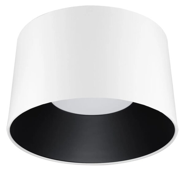 LED bílo-černé moderní stropní svítidlo Atil – Biele