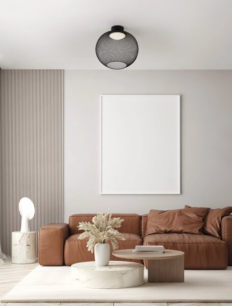 LED černé moderní stropní svítidlo Kinetic 40 – Černá