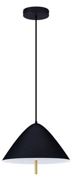LED černý moderní lustr Oros – Černá