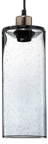 Závěsné svítidlo Válec ze sodového skla modrý Ø 12cm