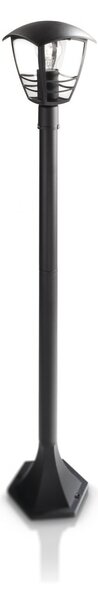 15383/30/16 Creek venkovní sloupkové svítidlo 1xE27 60W bez zdroje 99,5cm IP44, černé
