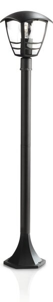 15383/30/16 Creek venkovní sloupkové svítidlo 1xE27 60W bez zdroje 99,5cm IP44, černé