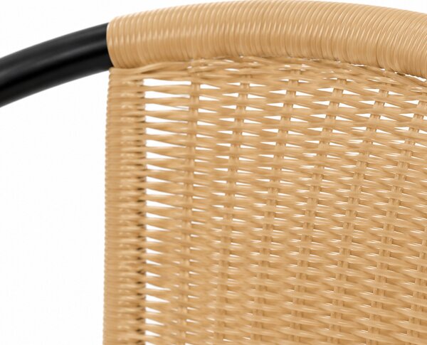 Linder Exclusiv Zahradní židle RATAN Dark Grey/Beige