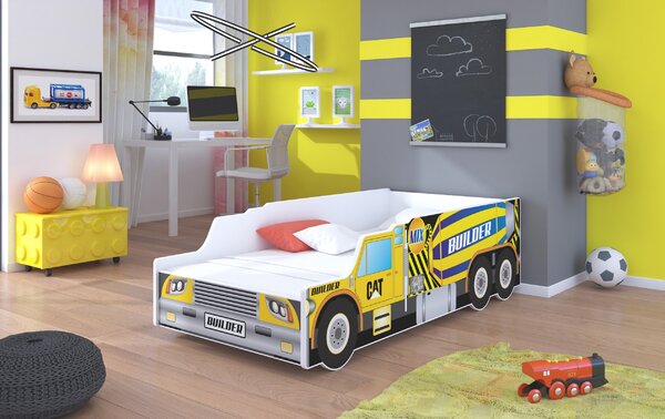 ADRK Postel BUILDER, CH-BUL-140-E1785, 140x70 cm s matrací, vícebarevná