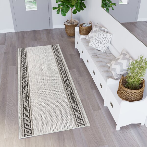 Makro Abra Běhoun Sisal MELISSA KF91A šedý Šíře: 70 cm