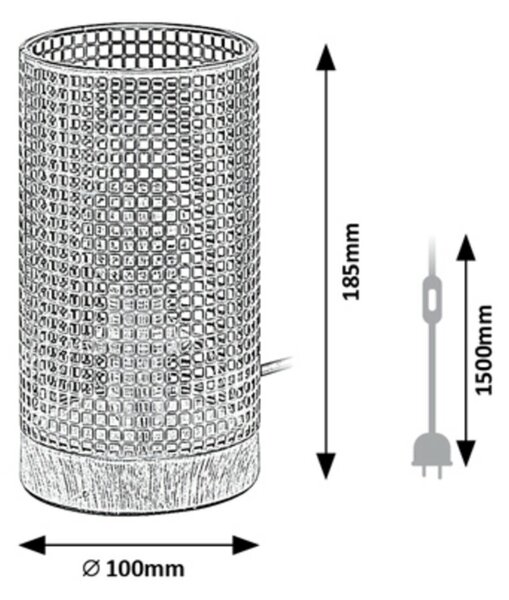 Rabalux stolní lampa Boogie E14 1x MAX 25W zlatá 3179