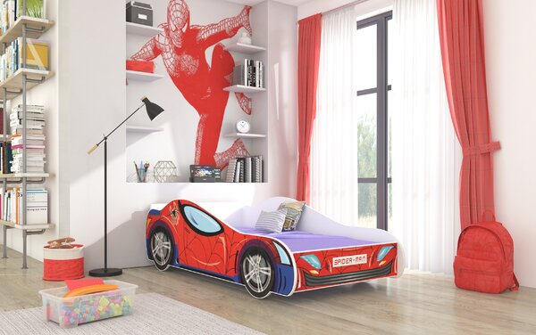 ADRK Postel SPIDER, CH-Spi-140-E055, 140x70 cm s matrací, červená
