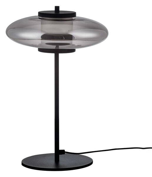 LED stmívatelná černo-šedá stolní lampa Skia