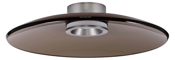 LED stmívatelné nikl moderní stropní svítidlo Esti – Šedá