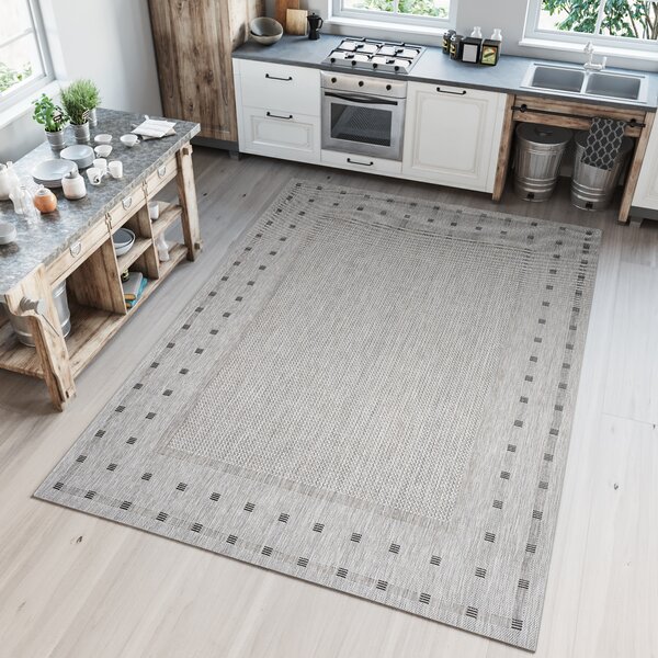 Makro Abra Kusový koberec Sisal MELISSA KE63A šedý Rozměr: 180x250 cm