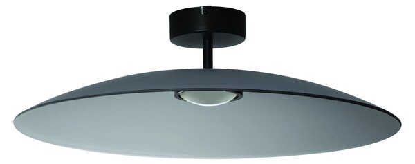 LED černo-kouřové moderní stropní svítidlo Polifemo – Černá