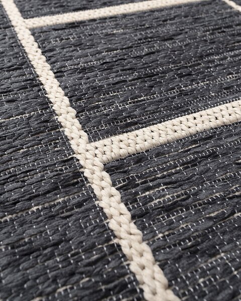 Koberec Velvet beige/petrol blue 160x230cm