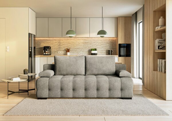 ROZKLÁDACÍ POHOVKA, textil, světle hnědá Stylife - Rozkládací sedačky