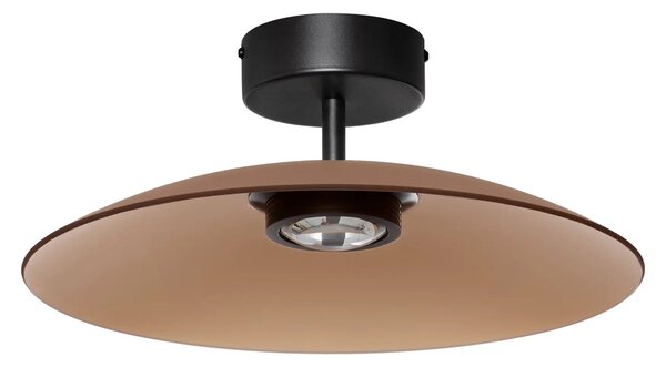 LED černo-moce hnědé designové stropní svítidlo Polifemo – Hnědá