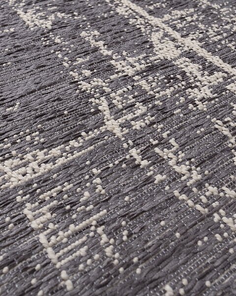 Koberec Velvet beige/dark grey 200x290cm
