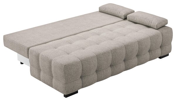 ROZKLÁDACÍ POHOVKA, textil, světle hnědá Stylife - Rozkládací sedačky