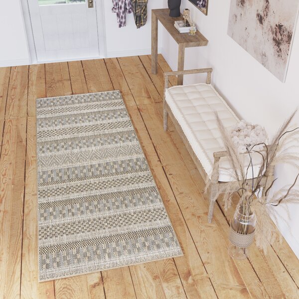 Makro Abra Běhoun Sisal MELISSA KF85A hnědý béžový Šíře: 60 cm
