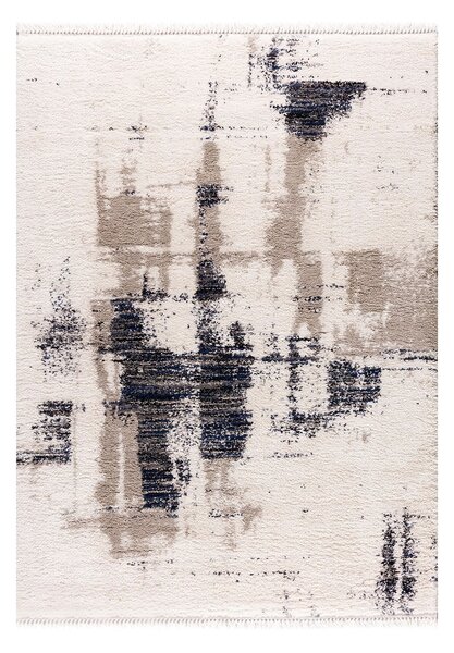 Koberec Boho krémová/námořnická modrá 200x290cm