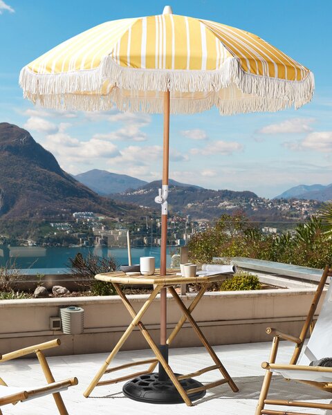 Slunečník 150 cm MONDELLO Žlutá