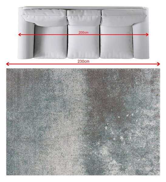 Koberec Softness cream/sage green 160x230 cm