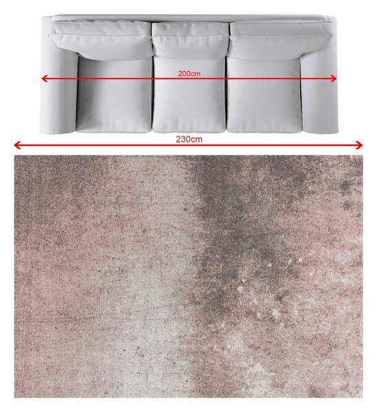 Koberec Softness cream rose 160x230 cm
