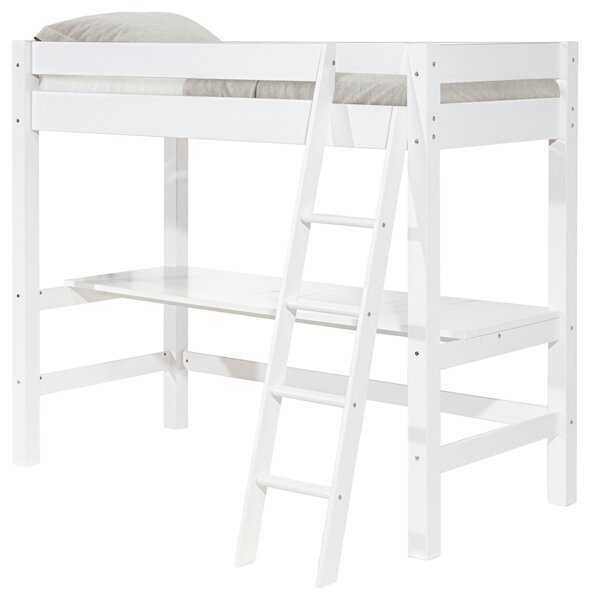VYSOKÁ POSTEL, 90/200 cm, bílá MID.YOU - Vyvýšené postele, Online Only