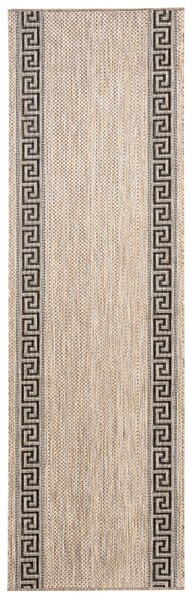 Makro Abra Běhoun Sisal MELISSA KF91A hnědý béžový Šíře: 80 cm
