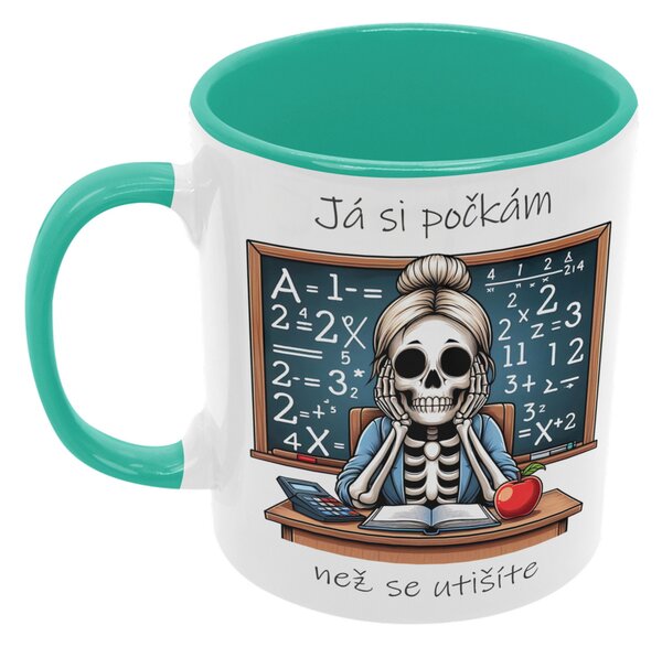 Čekání na ticho #1 | keramický hrnek 330ml, různé barvy - Růžová světlá
